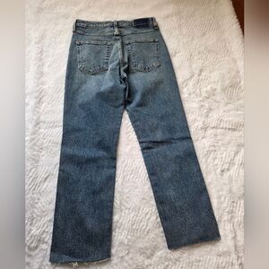 AMO Women's Straight Leg Blue Jeans